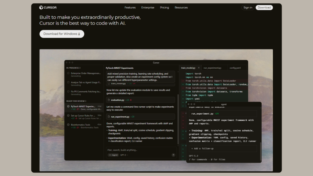 Cursor Ai Agent Interface