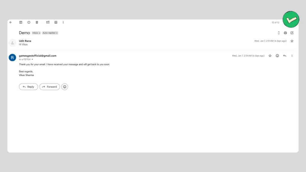 Image to Show "Workflow is Ready"