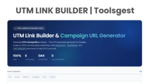 An Preview Image for Toolsgest's New Tool - UTM Link Builder
